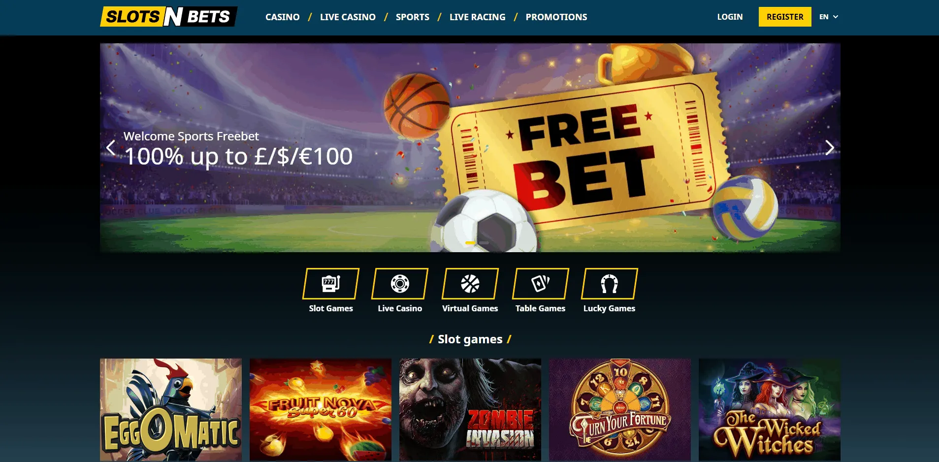 SlotsNBets Online Casino