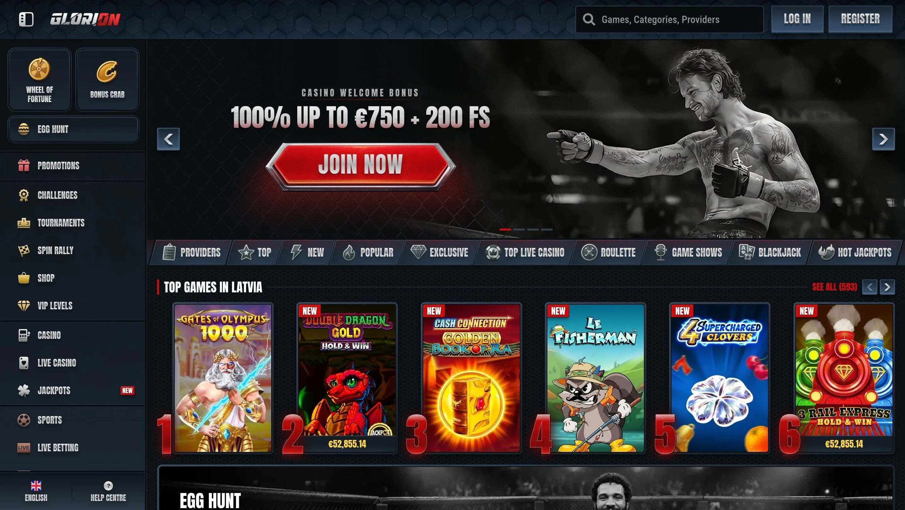 Glorion No limit Casino